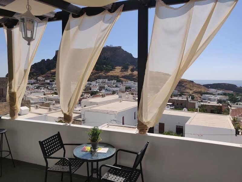 Xenones Lindos Aparthotel Kültér fotó