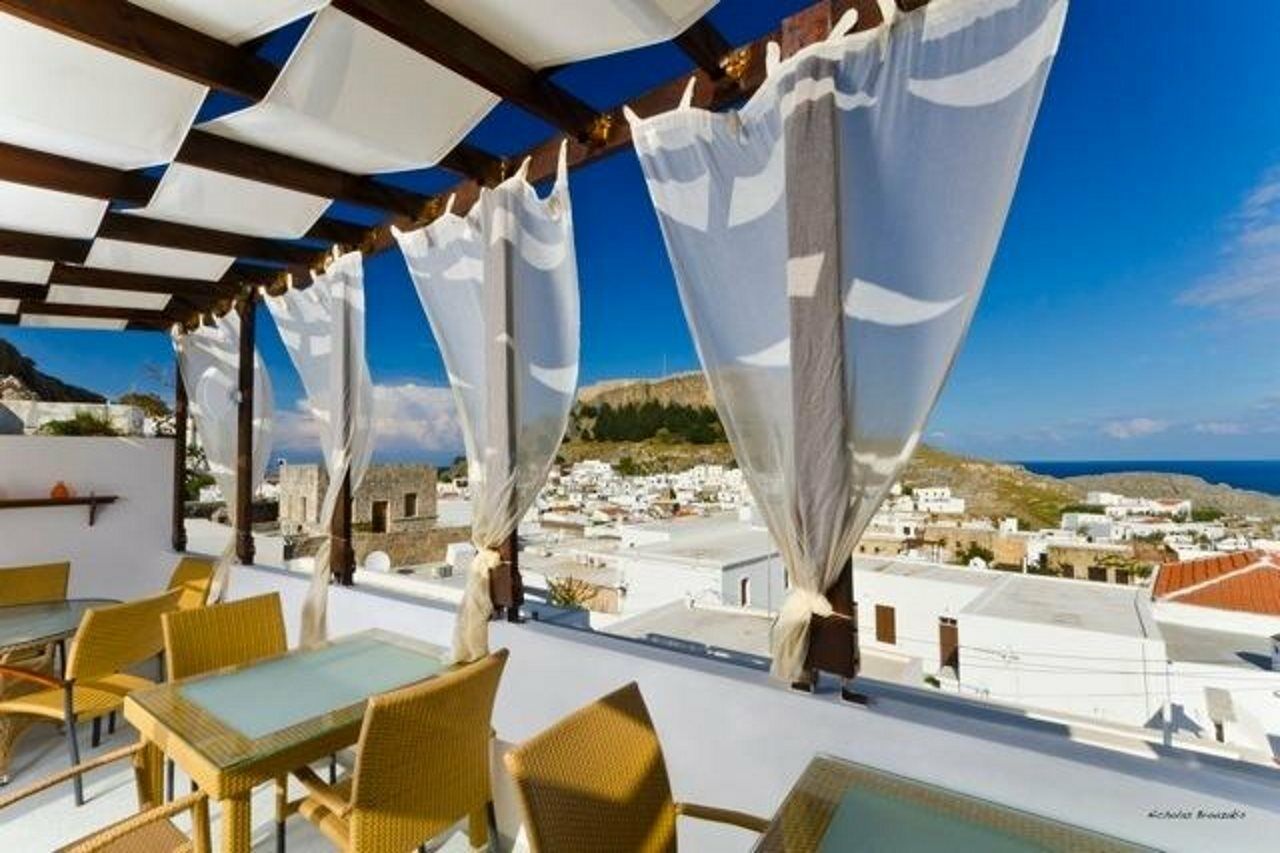 Xenones Lindos Aparthotel Kültér fotó